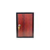 Hudson Lock Single-Tag KeKab 120 Key Capacity Black With Red Wood