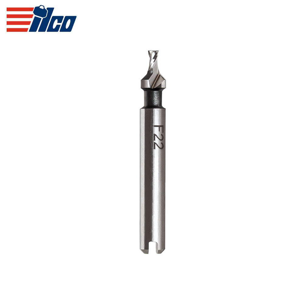 ILCO F22 End Mill Cutter for Club Jr, Club, Matrix II, 057HS Key Cutting Machines - 2.5mm - D739973ZB