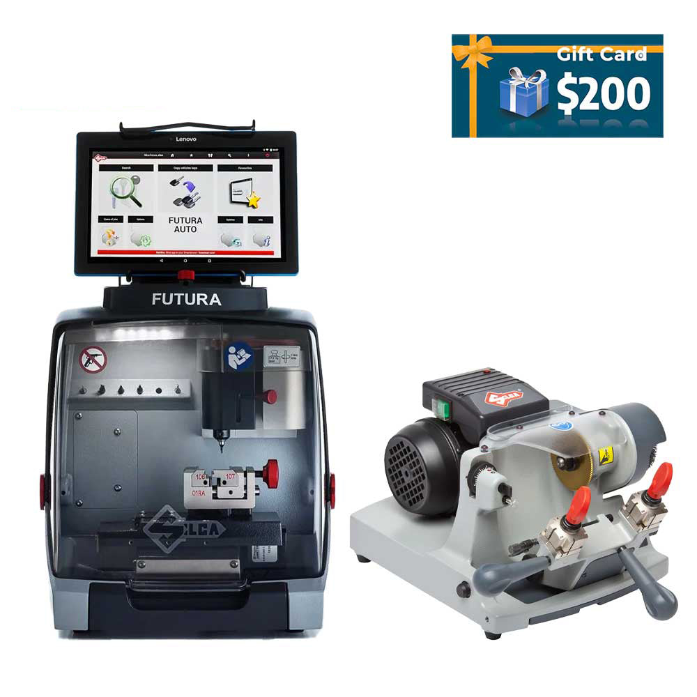 ILCO Futura Auto Automotive Code-Cutting Machine with Speed 045 Manual Duplicator Machine and $200 Gift Card