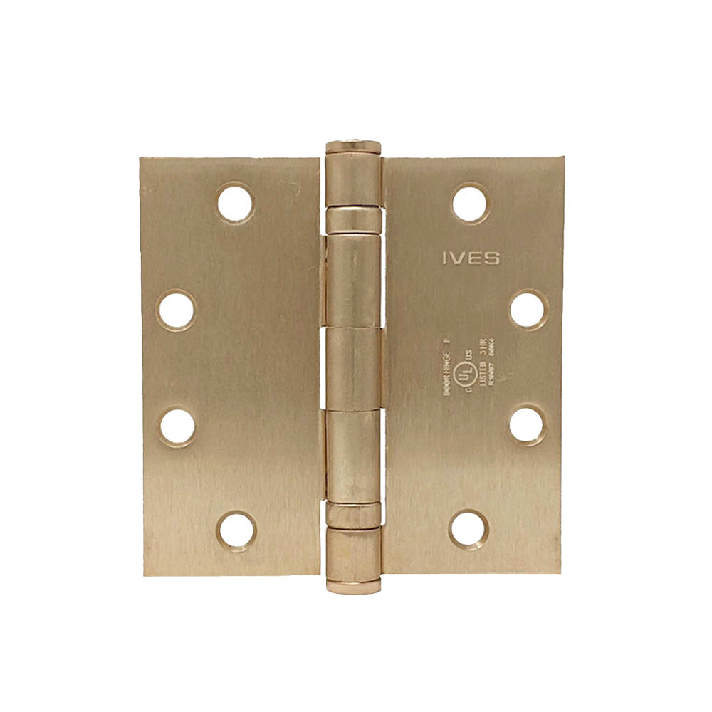 Ives 5BB1 Ball Bearing Full Mortise Hinge - 4.5X4.5 Inch - 5-Knuckle