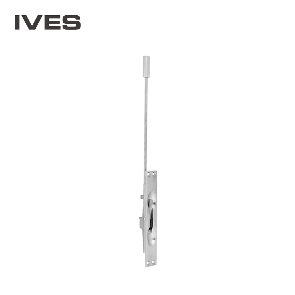 Ives FB458 Single Manual Flushbolt with Metal Doors and Extension Rod