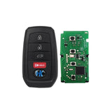 KEYDIY Toyota Style 4 Buttons Smart Key - 8A Chip (TB01-3+1)