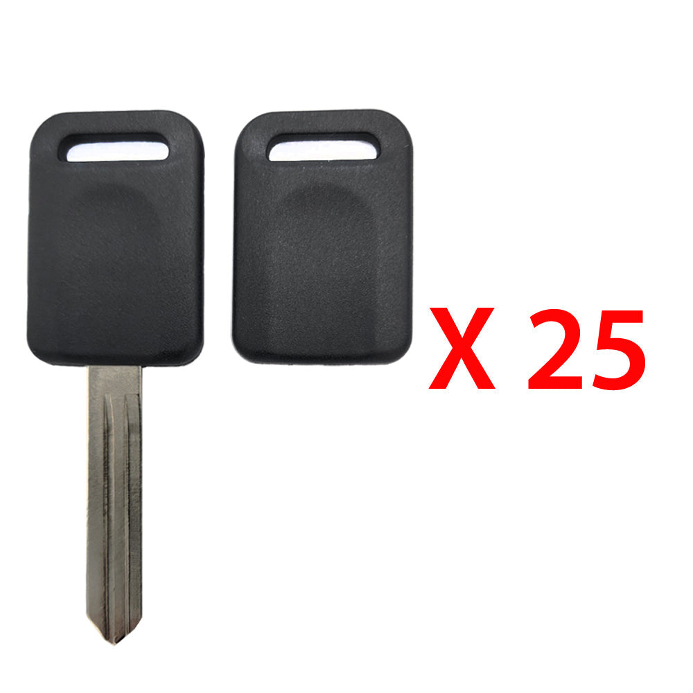 2005 - 2009 Nissan Transponder Key Shell for Twist Ignition - DA34 (25 Pack)