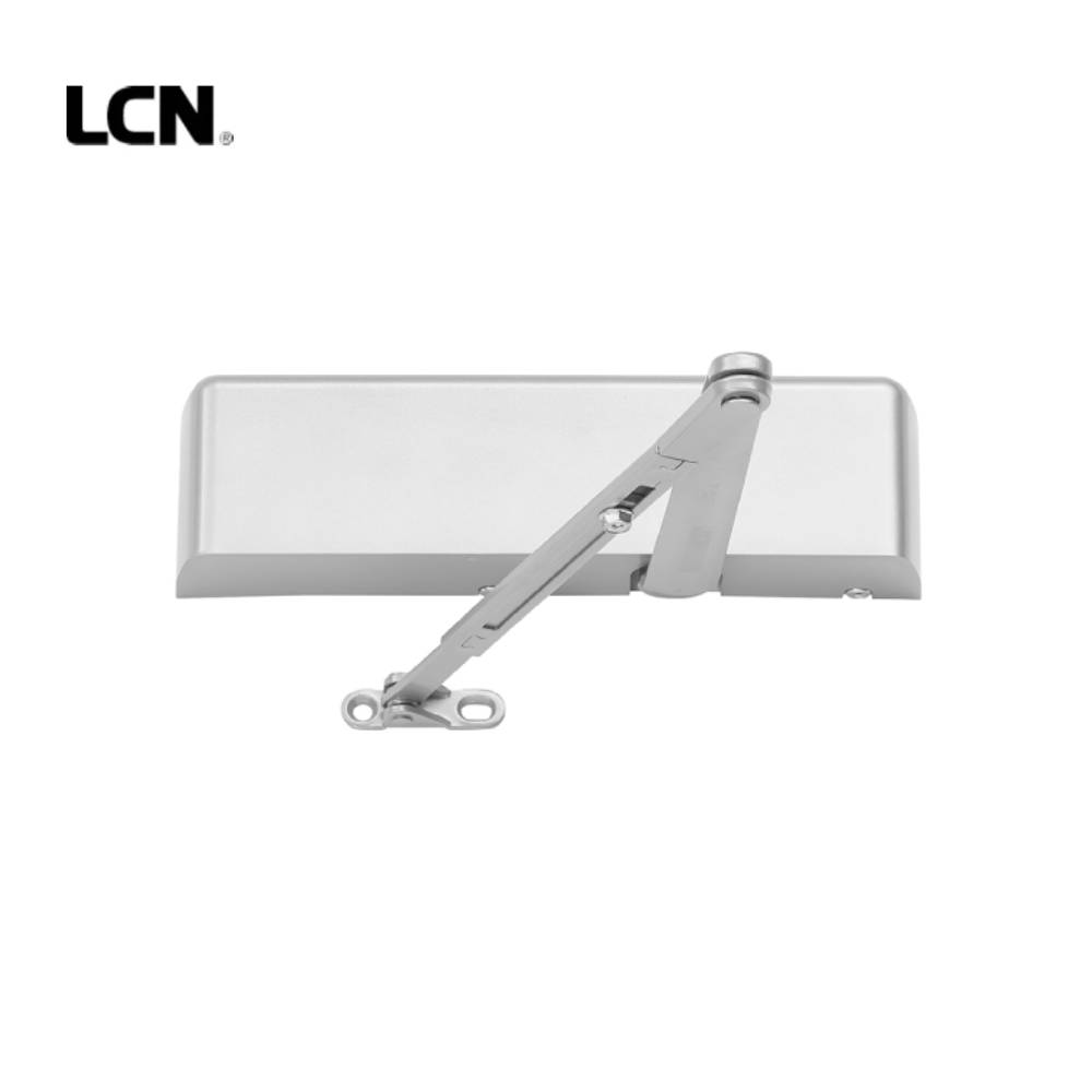 LCN - 4021 - Regular Arm Door Closer - Left Hand - Plastic Cover - Grade 1 - 689 (Aluminum Painted Finish)