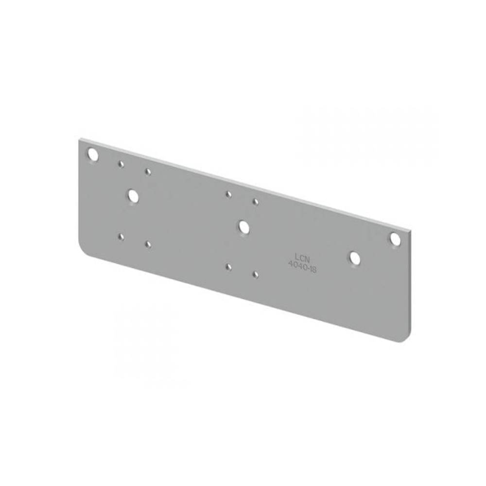 LCN - 4040XP-18 - Drop Plate - Hinge-Side Mount - 3-3/4 - 689 (Aluminum Finish)