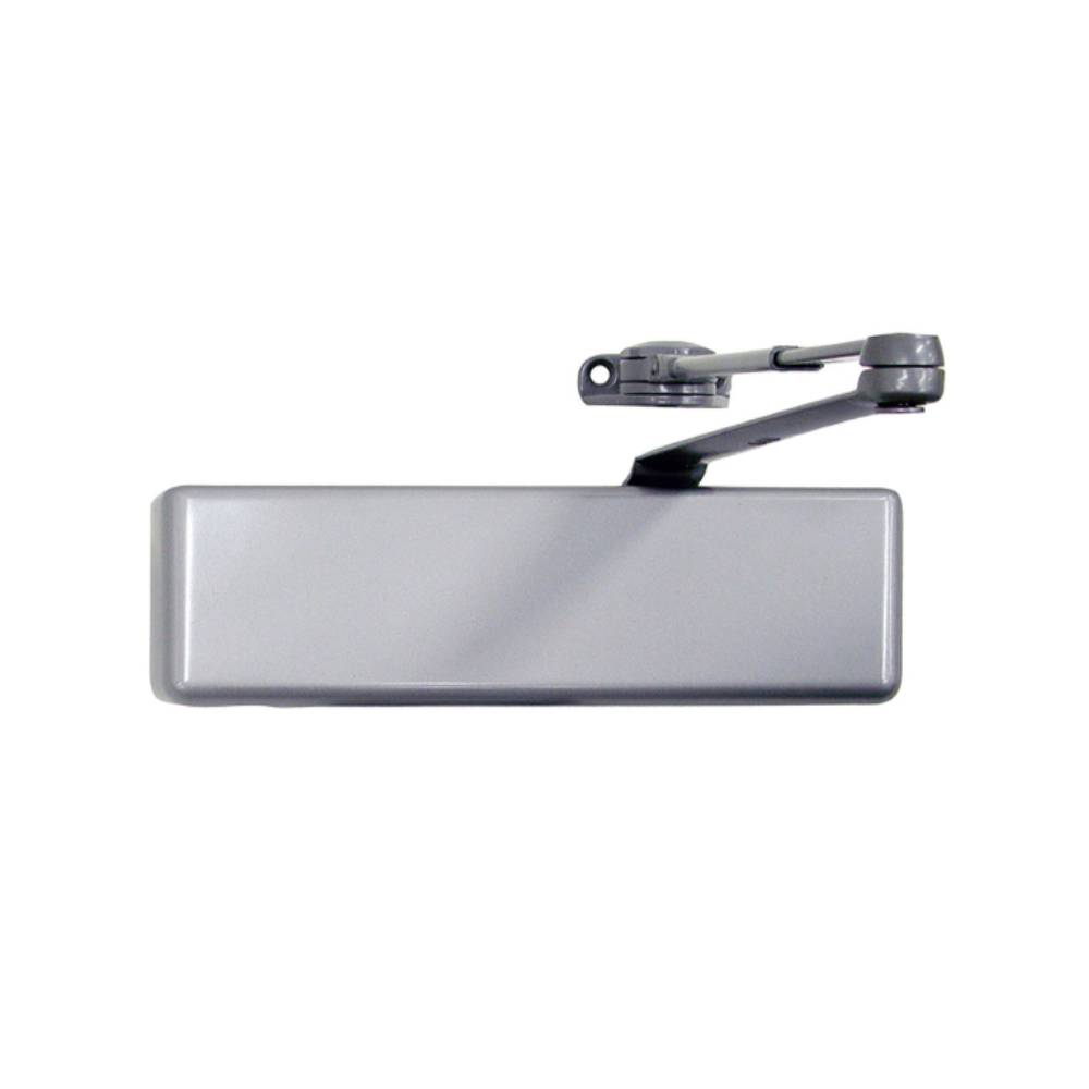 LCN - 4040XP-H - Surface Door Closer - Hold Open Arm - Non-Handed - Adjustable Size 1-6 - Plastic Cover - Grade 1 - 689 (Aluminum Painted Finish)