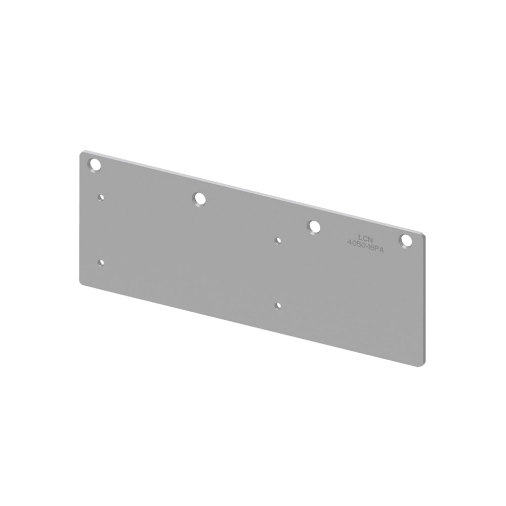 LCN - 4050A - Drop Plate with Parallel Arm Mount and Narrow Top Rail - Aluminum Painted