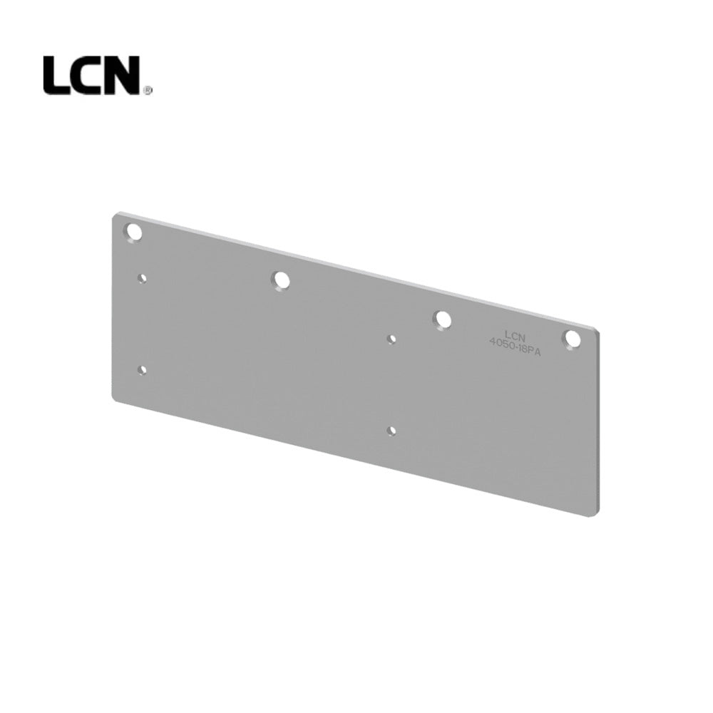 LCN - 4050A - Drop Plate with Parallel Arm Mount and Narrow Top Rail - Aluminum Painted