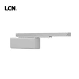 LCN - 4111T-H - Hold Open Track Door Closer - Right Hand - Plastic Cover - Grade 1 - 689 (Aluminum Painted Finish)