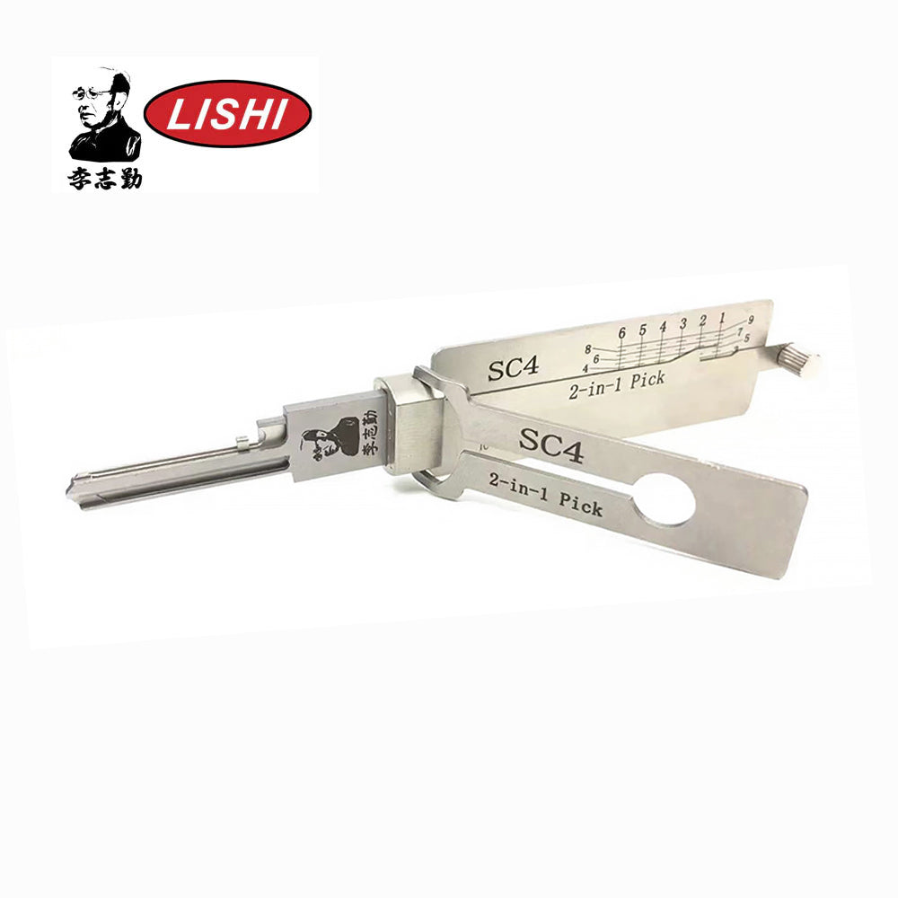 Original Lishi 6Pin Schlage Anti Glare 2-in-1 Pick & Decoder Residential SC4