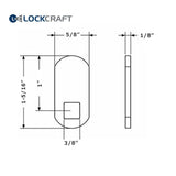 Lockcraft CL043 1-5/16 inch Cam Lock