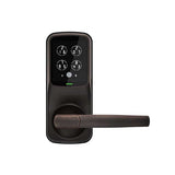 Lockly - PGD628 - Electronic Lever Set-Keypad - App Control - Secure Latch Edition - Venetian Bronze