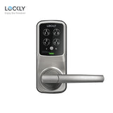 Lockly - PGD688FC-RFID - Fingerprint Biometric - Keypad - Bluetooth App - Lux Compact Mortise Edition with RFID