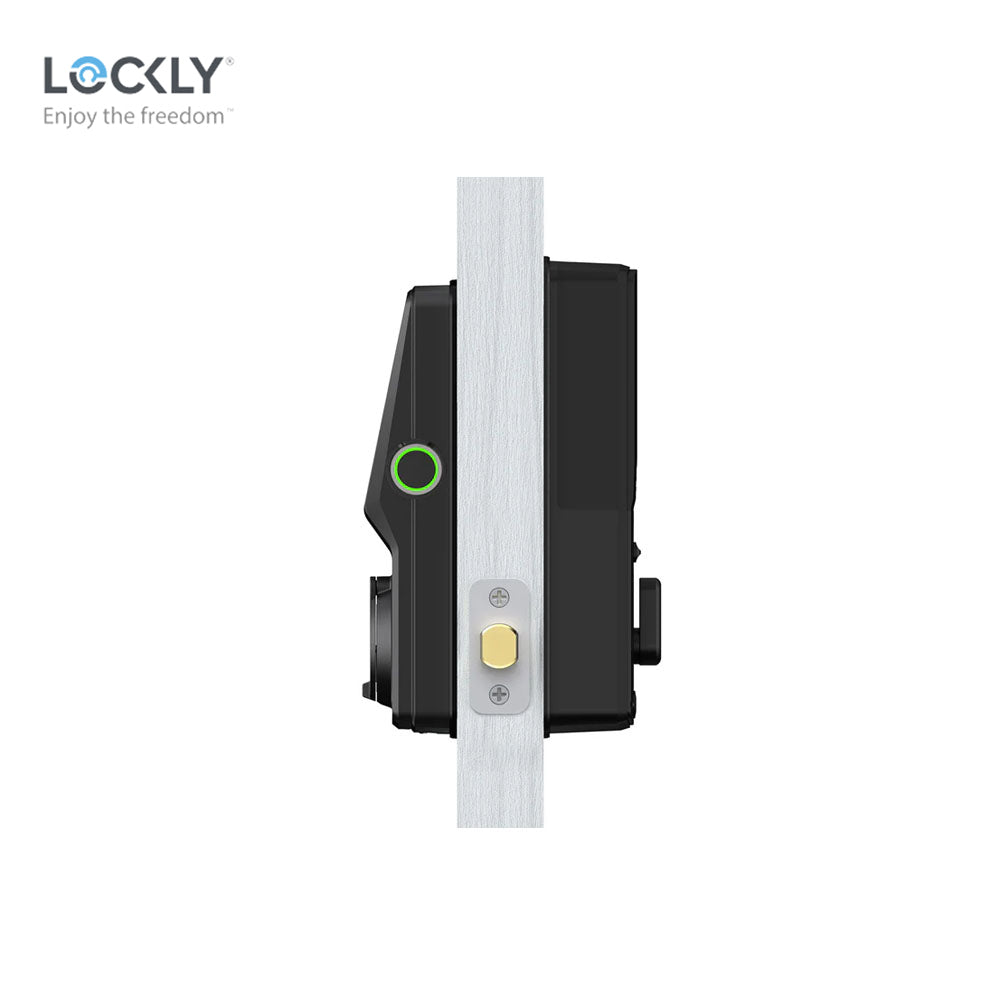 Lockly - PGD728F - Fingerprint Biometric Electronic Smart Lock - Keypad - App Control - Secure Plus Deadbolt Edition