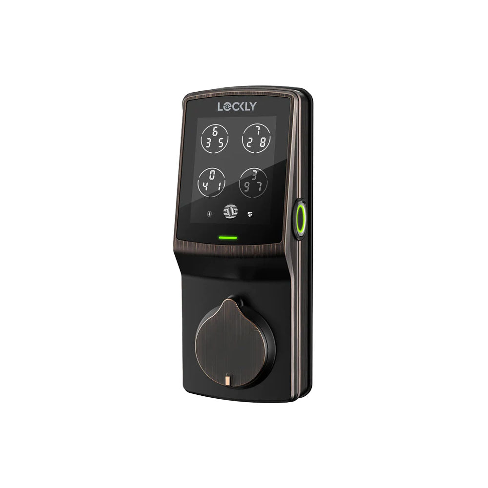 Lockly - PGD728F - Fingerprint Biometric Electronic Smart Lock - Keypad - App Control - Secure Plus Deadbolt Edition