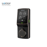 Lockly - PGD728F - Fingerprint Biometric Electronic Smart Lock - Keypad - App Control - Secure Plus Deadbolt Edition