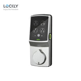 Lockly - PGD728FK - Dementia Proof - Fingerprint Biometric Electronic Smart Lock - Keypad - App Control - Secure Plus Deadbolt Edition