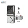 Lockly - PGD728FK - Secure PLUS Dementia-Proof Smart Lock Electronic Deadbolt - Fingerprint Reader - Bluetooth - Wi-Fi