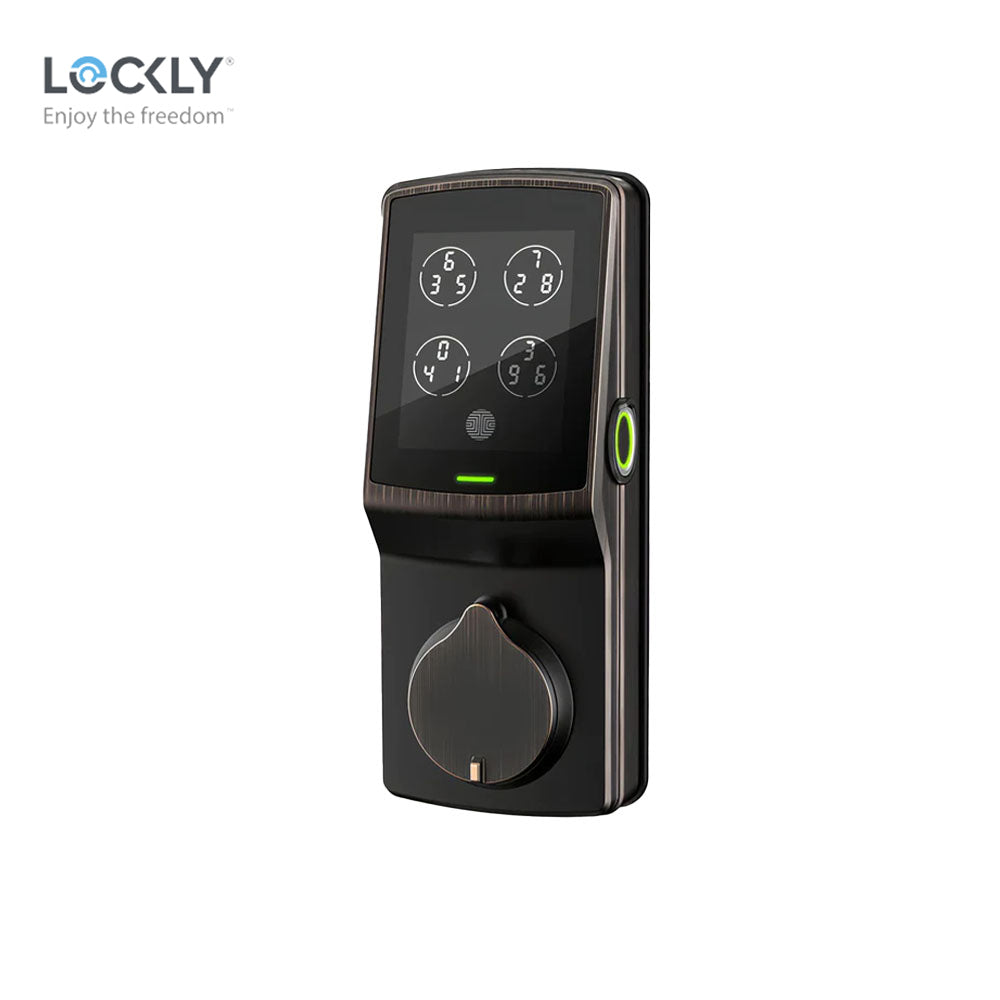 Lockly - PGD728FK - Dementia Proof - Fingerprint Biometric Electronic Smart Lock - Keypad - App Control - Secure Plus Deadbolt Edition