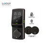 Lockly - PGD728FK - Secure PLUS Dementia-Proof Smart Lock Electronic Deadbolt - Fingerprint Reader - Bluetooth - Wi-Fi