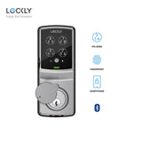 Lockly - PGD728FY - Fingerprint Biometric Electronic Smart Lock - Keypad - App Control - Secure Plus Deadbolt Special Edition