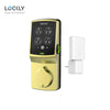 Lockly - PGD728W - Wi-Fi Enabled Lockly Secure PRO Smart Lock Electronic Deadbolt with Fingerprint Reader and Bluetooth