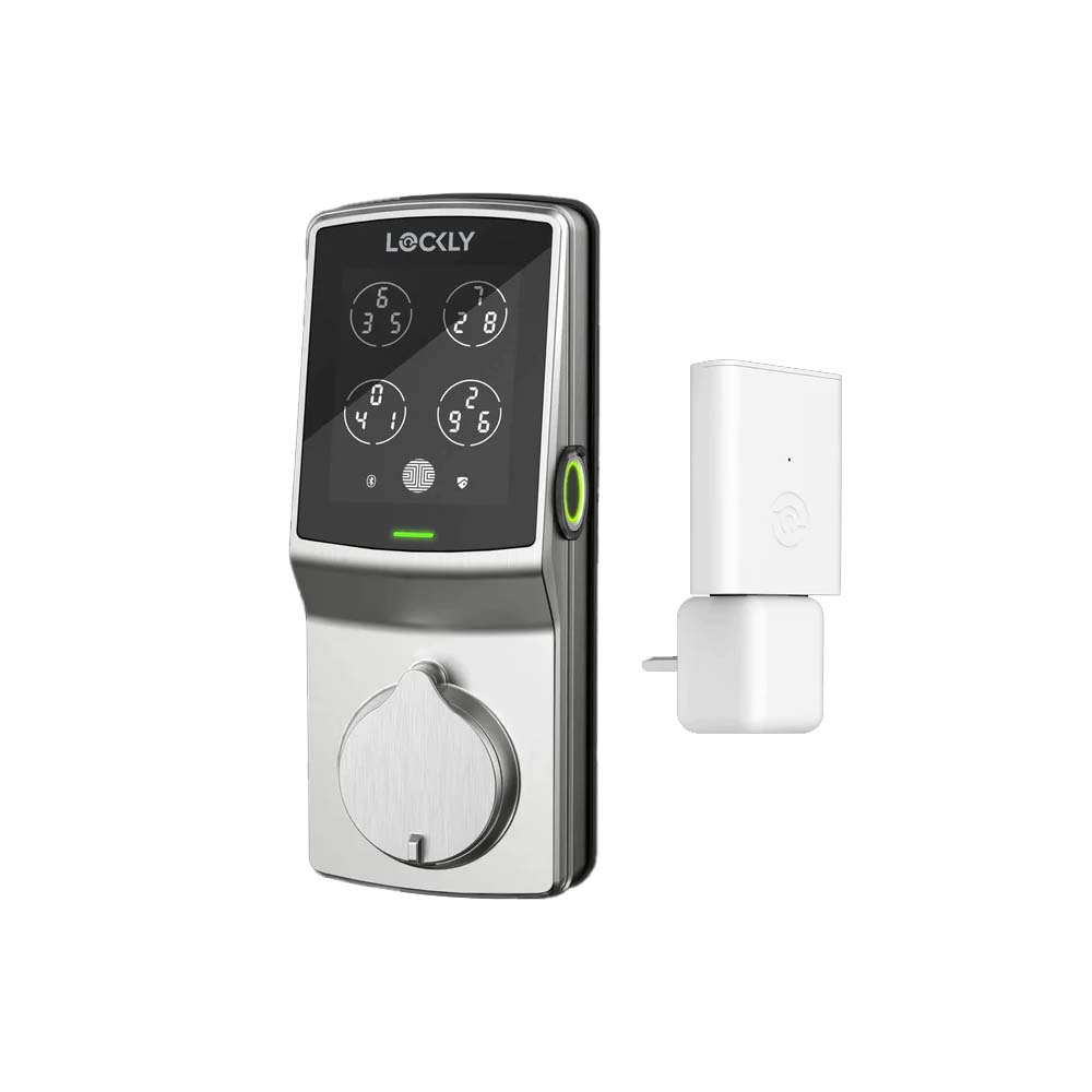 Lockly - PGD728W - Wi-Fi Enabled Smart Lock - Fingerprint Biometric- Remote App Control - Keypad - Secure Pro Deadbolt Edition