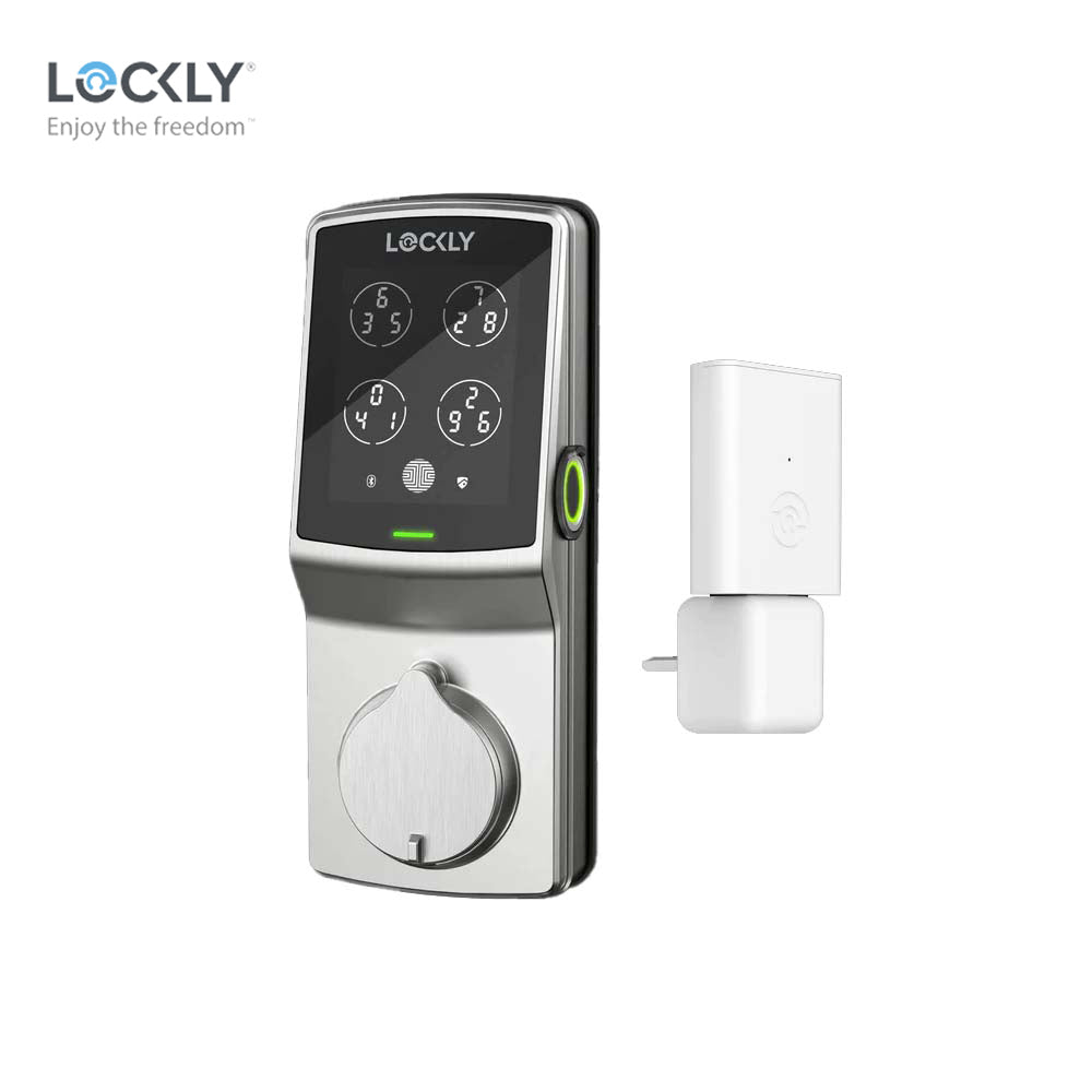 Lockly - PGD728W - Wi-Fi Enabled Smart Lock - Fingerprint Biometric- Remote App Control - Keypad - Secure Pro Deadbolt Edition