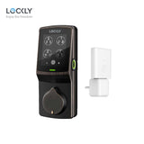 Lockly - PGD728W - Wi-Fi Enabled Smart Lock - Fingerprint Biometric- Remote App Control - Keypad - Secure Pro Deadbolt Edition