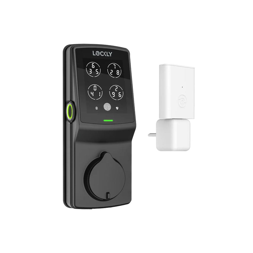 Lockly - PGD728WY - Wi-Fi Enabled Smart Lock - Fingerprint Biometric - Remote App Control - Keypad - Secure Pro Deadbolt Special Edition