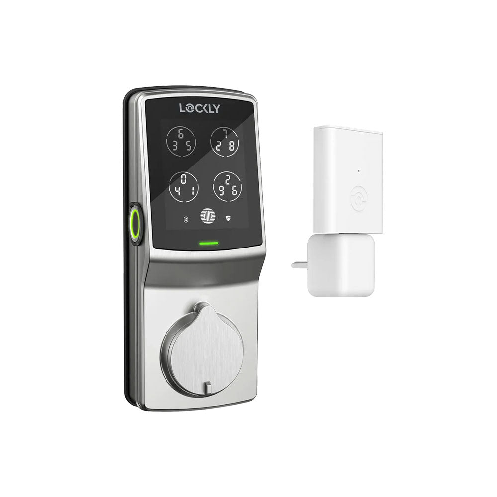 Lockly - PGD728WY - Wi-Fi Enabled Smart Lock - Fingerprint Biometric - Remote App Control - Keypad - Secure Pro Deadbolt Special Edition