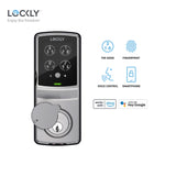 Lockly - PGD728WY - Wi-Fi Enabled Smart Lock - Fingerprint Biometric - Remote App Control - Keypad - Secure Pro Deadbolt Special Edition