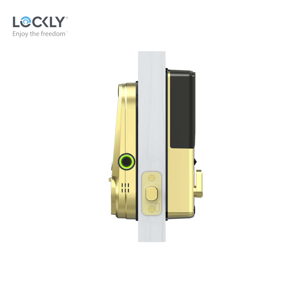 Lockly - PGD798 - Vision Doorbell Video Camera Smart Lock - Fingerprint Biometric Keypad - Remote App Control - Vision Deadbolt Edition