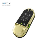 Lockly - PGD798 - Vision Doorbell Video Camera Smart Lock - Fingerprint Biometric Keypad - Remote App Control - Vision Deadbolt Edition