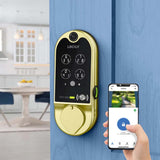 Lockly - PGD798 - Vision Doorbell Video Camera Smart Lock - Fingerprint Biometric Keypad - Remote App Control - Vision Deadbolt Edition