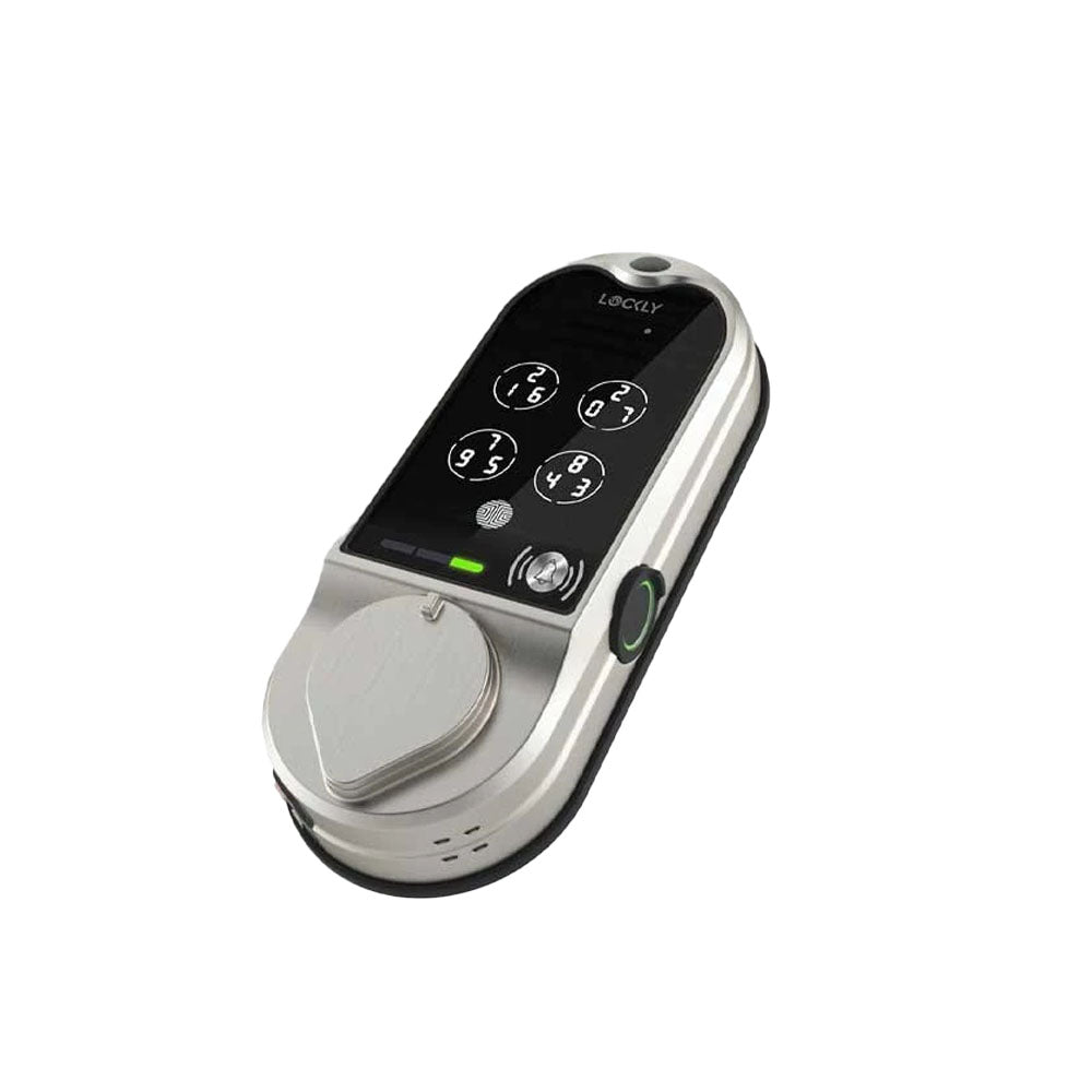 Lockly - PGD798 - Vision Doorbell Video Camera Smart Lock - Fingerprint Biometric Keypad - Remote App Control - Vision Deadbolt Edition