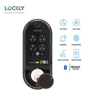 Lockly - PGD798 - Vision Doorbell Video Camera Smart Lock - Fingerprint Biometric Keypad - Remote App Control - Vision Deadbolt Edition