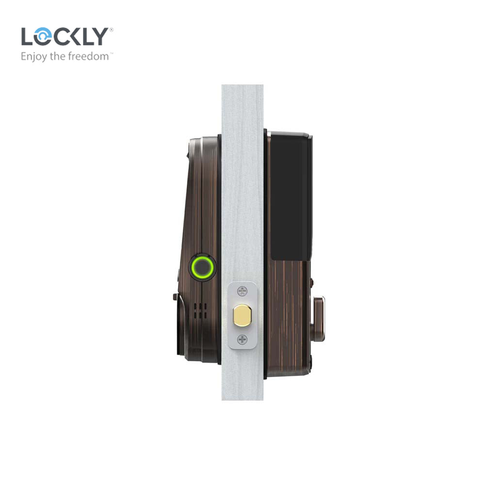 Lockly - PGD798 - Vision Doorbell Video Camera Smart Lock - Fingerprint Biometric Keypad - Remote App Control - Vision Deadbolt Edition