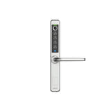 Lockly Guard - PGD228WSL - Narrow Stile Double Hook Mortise Lever Set - Slide Edition - RFID - Biometric Fingerprint - Keypad - Wi-Fi/Bluetooth App - Backset 1-1/8" - Athena 228SL - Stainless Steel