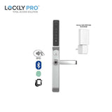 Lockly Guard - PGD238LE - Exit Trim Lever Set - RFID - Fingerprint Reader - Wi-Fi-Bluetooth App - Defender 238LE