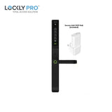 Lockly Guard - PGD238LM - Mortise Exit/Entry Lever Set - RFID - Fingerprint Reader - Wi-Fi-Bluetooth App - Defender 238LM