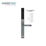 Lockly Guard - PGD238LM - Mortise Exit/Entry Lever Set - RFID - Fingerprint Reader - Wi-Fi-Bluetooth App - Defender 238LM