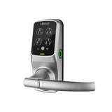 Lockly - PGD628F - Fingerprint Biometric Electronic Lever Set - Keypad - App Control - Field Reversible - Secure Plus Latch Edition