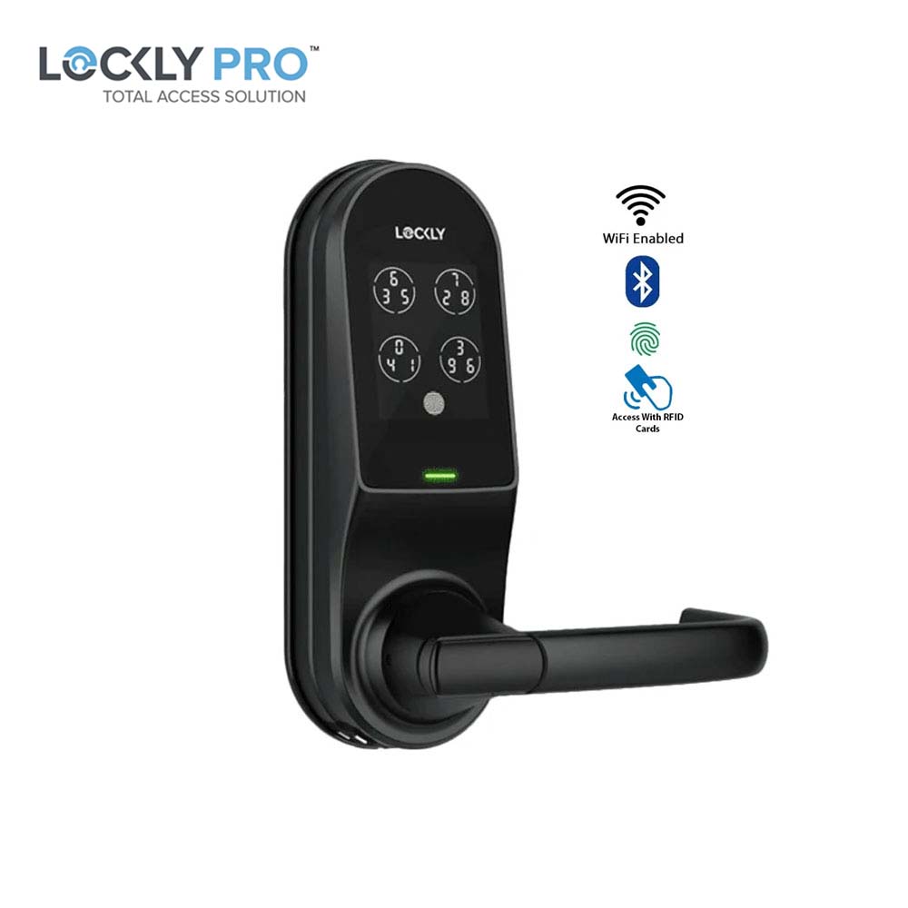 Lockly Guard - PGD679DW - Dual Locking Interconnected Smart Lock - RFID -Fingerprint Reader - Wi-Fi/Bluetooth App - Touchscreen Keypad - Duo 679D