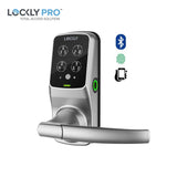 Lockly - PGD688F - Fingerprint Biometric - Keypad - Bluetooth App - Lux Compact Mortise Edition