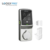 Lockly Guard - PGD728WU - Keypad - Biometric Fingerprint Reader - Wi-Fi/Bluetooth App - Fire Rated - Deadbolt 728WU - Satin Nickel