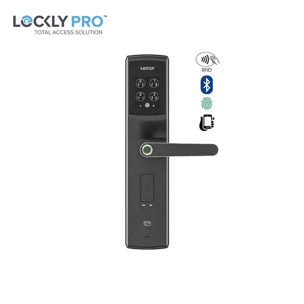 Lockly - PGD829AF-RFID - Fingerprint Reader - Keypad - Bluetooth App - Secure Lux Mortise Edition