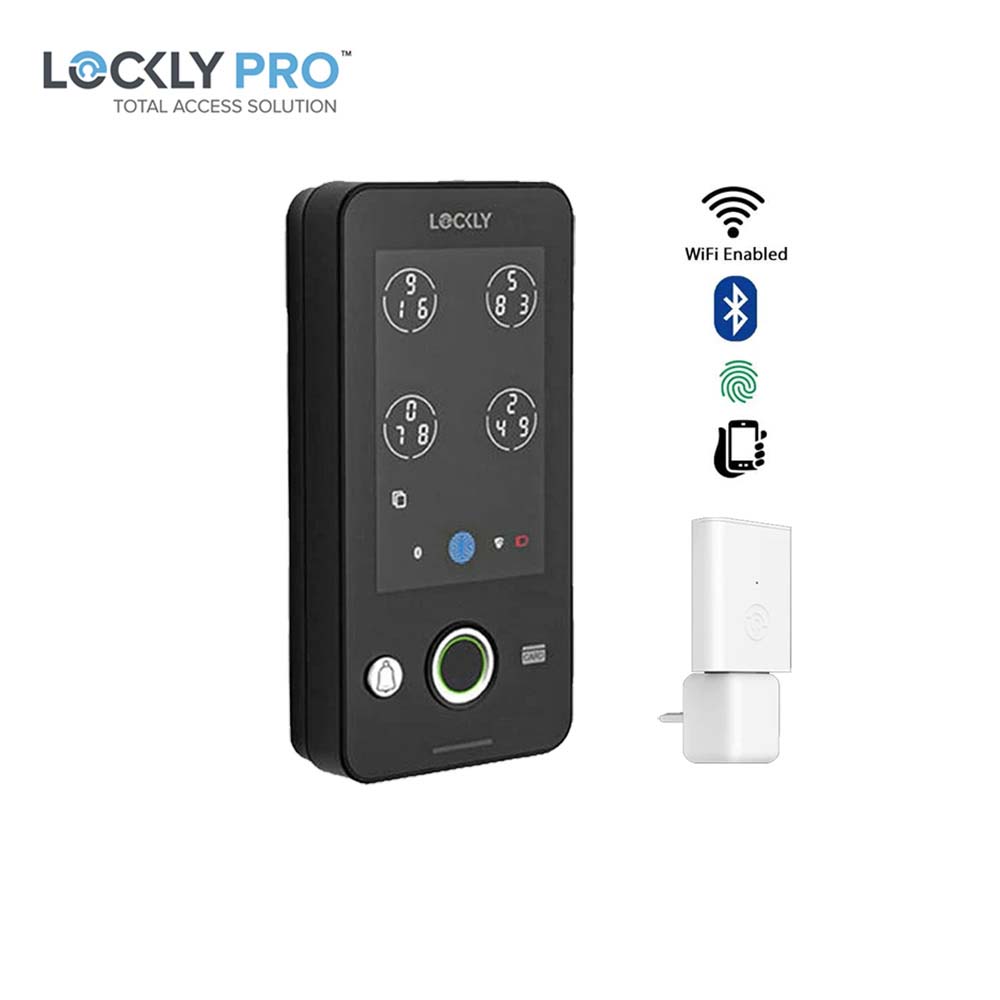 Lockly Guard - PGI302WA - Intercom Smart Access Control - Ingress 302WA - Matte Black