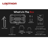 LOKITHOR ApartX Jump Starter Multi-functional Car Emergency Device with LED Flashlight