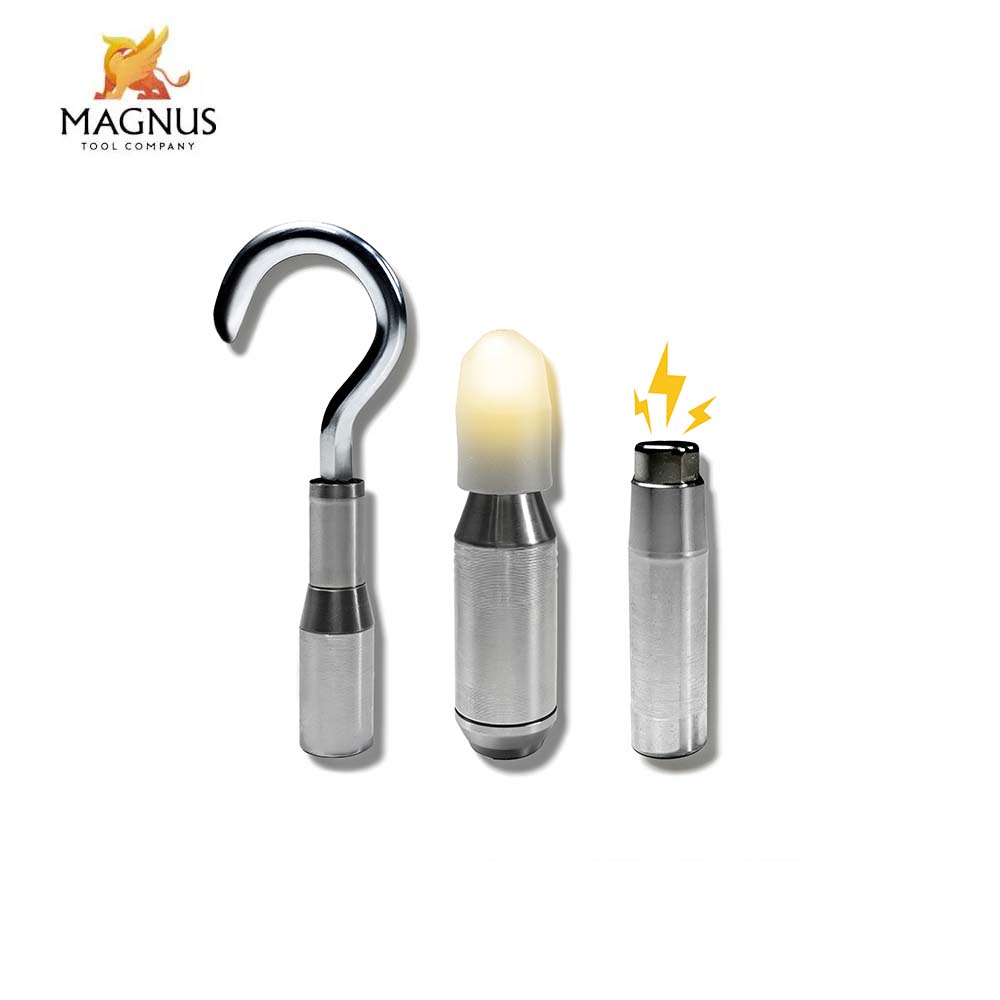 Magnus Flashlight Hook and Magnet Tips Set